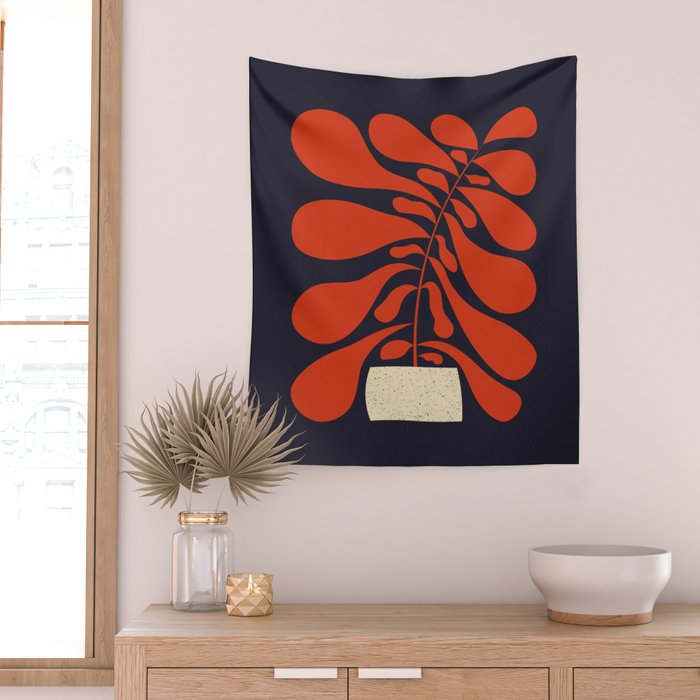 Lazy Plant #1 Wall Tapestry Gallery Image 2