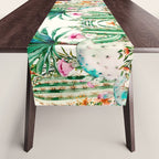 Blooming in the cactus Table Runner Gallery Image 1