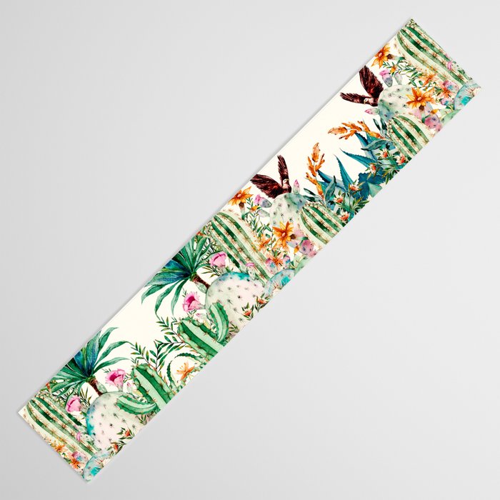 Blooming in the cactus Table Runner Gallery Image 3