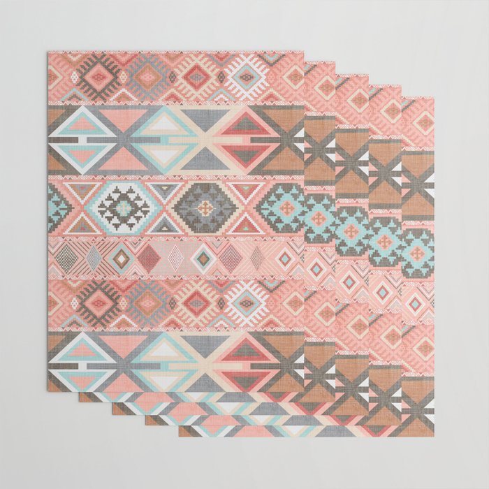 Aztec Artisan in Pink Wrapping Paper Gallery Image 3