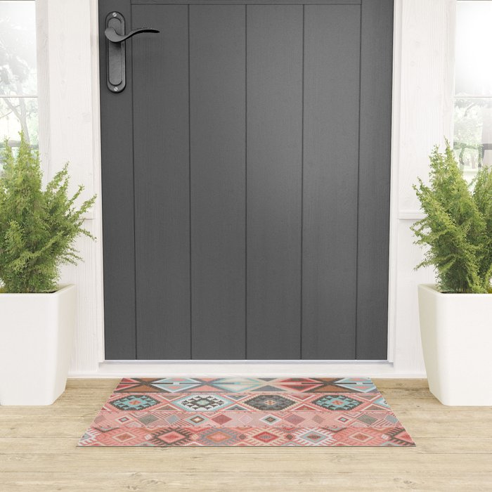 Aztec Artisan in Pink Welcome Mat Gallery Image 3