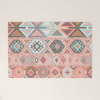Aztec Artisan in Pink Welcome Mat Gallery Image 1