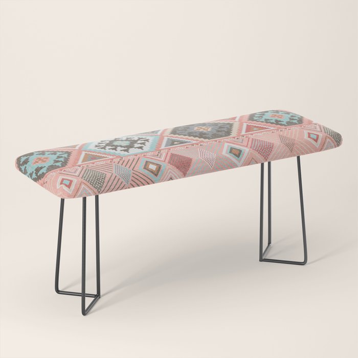 Aztec Artisan in Pink Bench Gallery Image 1