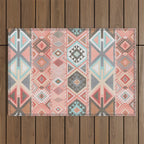 Aztec Artisan in Pink Outdoor Rug Gallery Image 1