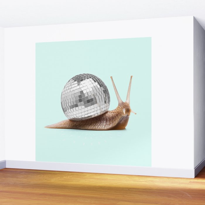 DISCO SNAIL Wall Mural Gallery Image 2
