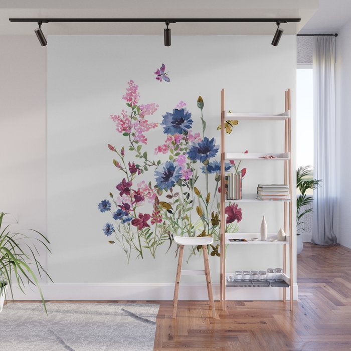 Wildflowers IV Wall Mural Gallery Image 1