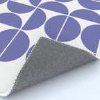 Mid Century Modern Geometric 04 Very Peri Rug Gallery Image 4