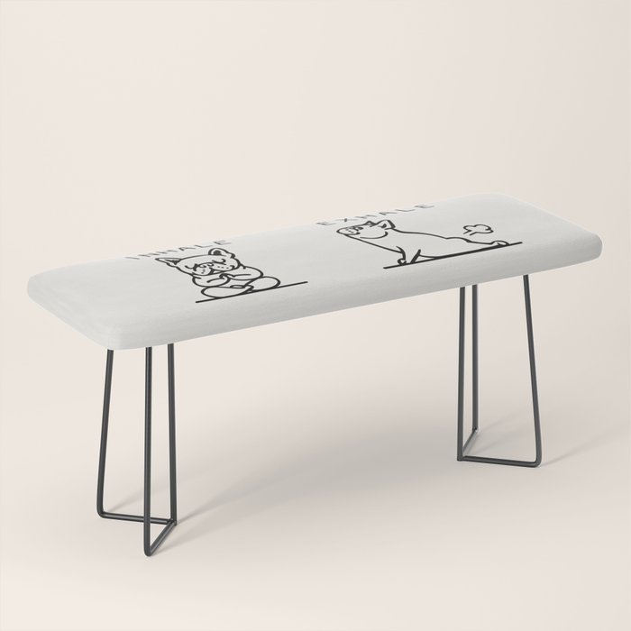 Inhale Exhale Frenchie Bench Gallery Image 1