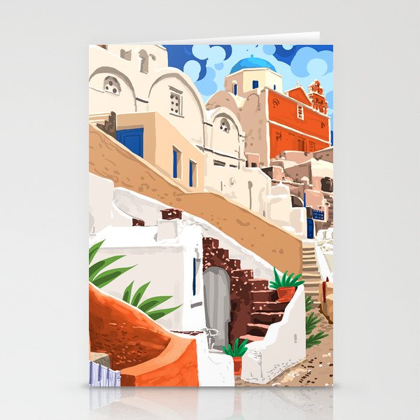 Somewhere Far Far Away | Sicily Italy Greece Architecture | Travel Buildings Beautiful Cityscape Stationery Card Gallery Image 1