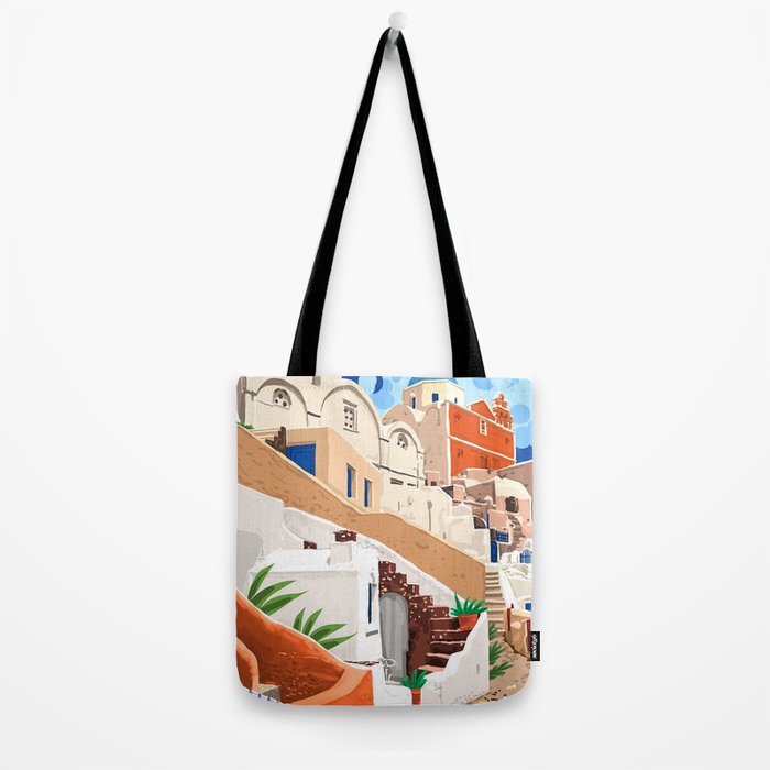 Somewhere Far Far Away | Sicily Italy Greece Architecture | Travel Buildings Beautiful Cityscape Tote Bag Gallery Image 2