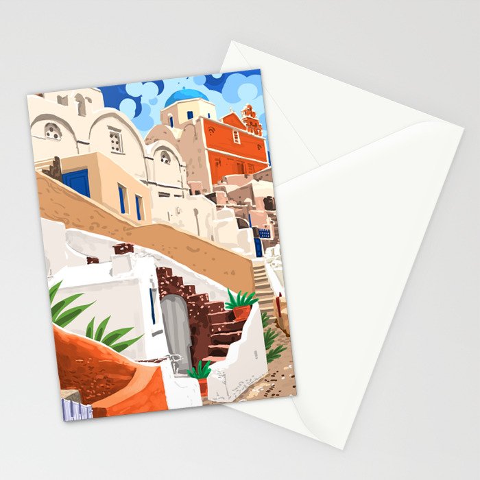 Somewhere Far Far Away | Sicily Italy Greece Architecture | Travel Buildings Beautiful Cityscape Stationery Card Gallery Image 2