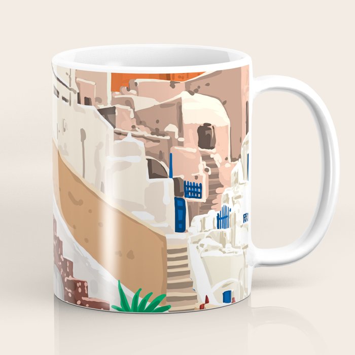 Somewhere Far Far Away | Sicily Italy Greece Architecture | Travel Buildings Beautiful Cityscape Coffee Mug Gallery Image 1
