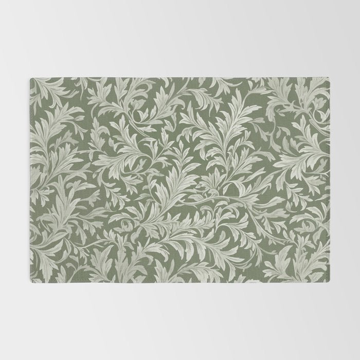 Countryside Bloom Sage Leaf Rug Gallery Image 2