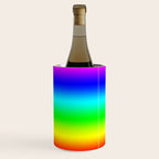 Modern Bright Rainbow Colors Ombre Wine Chiller Gallery Image 1