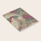 William Morris Acanthus Leaves Madder Thyme Red Green Vintage Pattern Notebook Gallery Image 2
