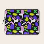 Trendy y2k sticker art pattern Laptop Sleeve Gallery Image 1