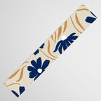 Harper Floral Print, Navy, Mustard and Beige Table Runner Gallery Image 3
