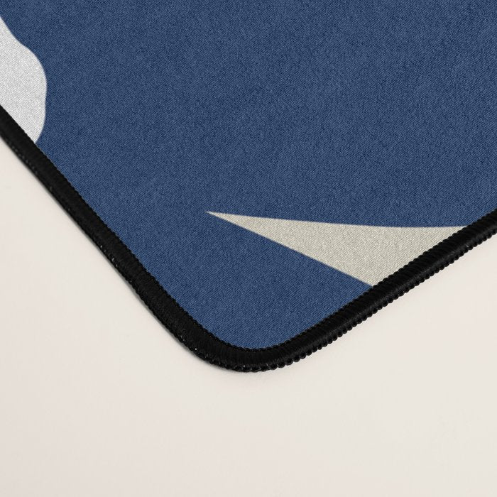 Harper Floral Print, Navy, Mustard and Beige Desk Mat Gallery Image 4