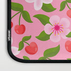 Cherry Pattern on Pink Laptop Sleeve Gallery Image 3