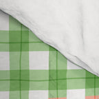 Colorful square gingham grid patchwork print Comforter Gallery Image 4