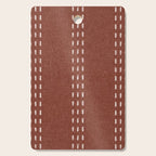 boho vertical stitch - rust Cutting Board Gallery Image 1