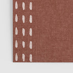 boho vertical stitch - rust Poster Gallery Image 3