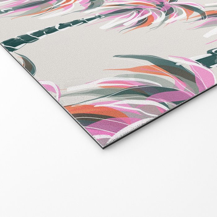 Boho Retro Palms Welcome Mat Gallery Image 2
