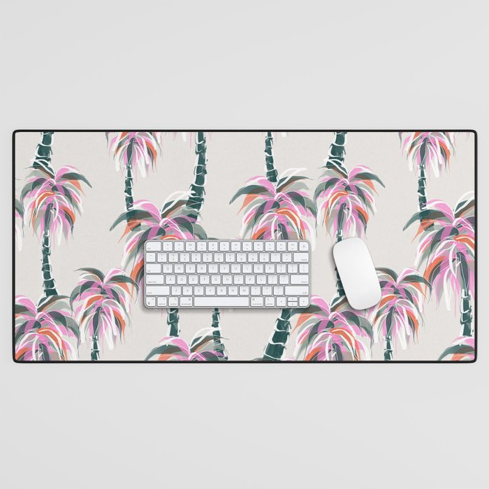 Boho Retro Palms Desk Mat Gallery Image 1
