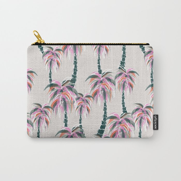 Boho Retro Palms Carry All Pouch Gallery Image 1