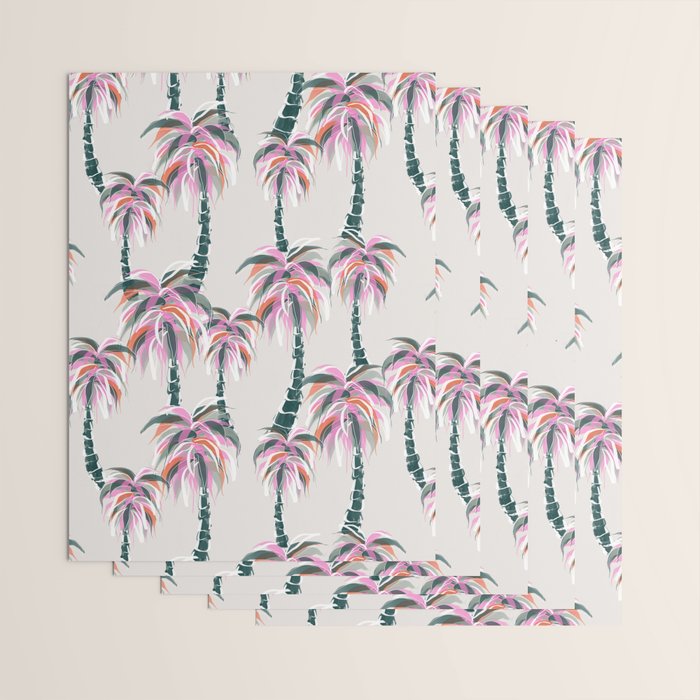 Boho Retro Palms Wrapping Paper Gallery Image 3