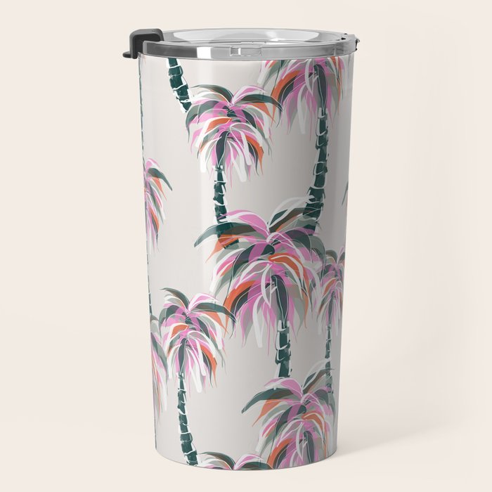 Boho Retro Palms Travel Mug Gallery Image 3