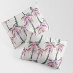 Boho Retro Palms Pillow Sham Gallery Image 3