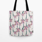Boho Retro Palms Tote Bag Gallery Image 1