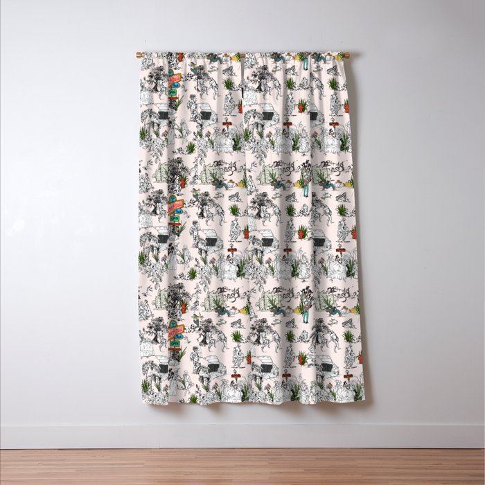 Toile de Jouy modern Window Curtain Gallery Image 3