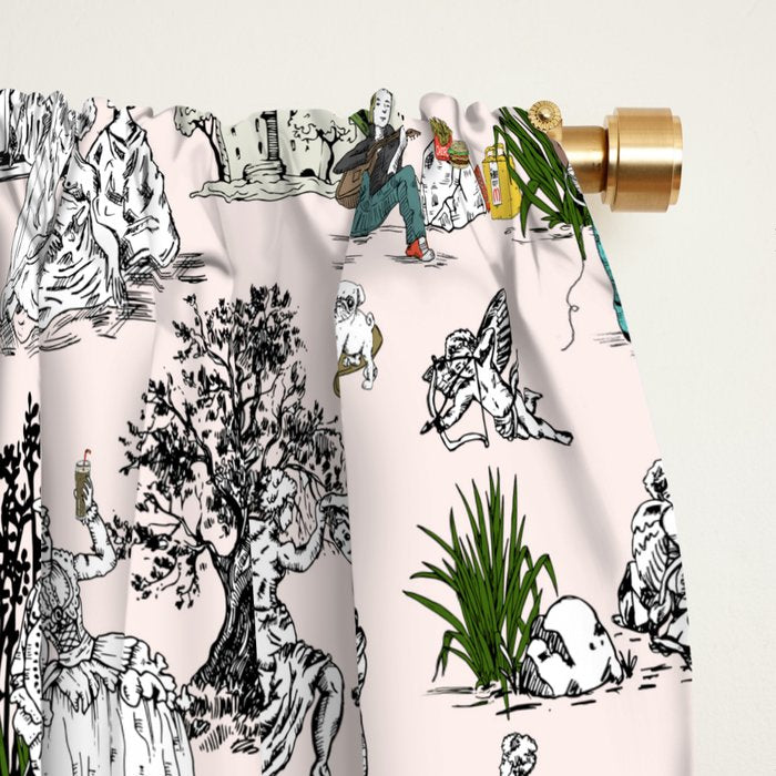 Toile de Jouy modern Window Curtain Gallery Image 2