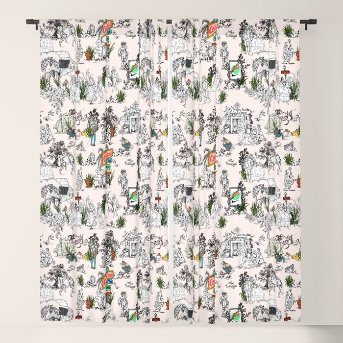 Toile de Jouy modern Window Curtain Gallery Image 1