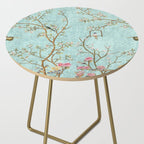 Romantic Chinoiserie Aqua Zen Garden Side Table Gallery Image 2