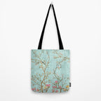 Romantic Chinoiserie Aqua Zen Garden Tote Bag Gallery Image 2