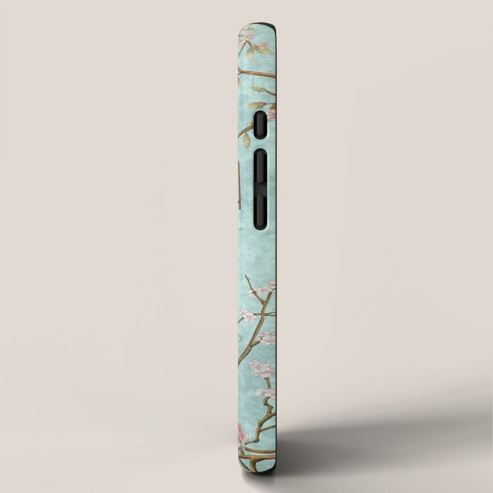 Romantic Chinoiserie Aqua Zen Garden iPhone Case Gallery Image 2