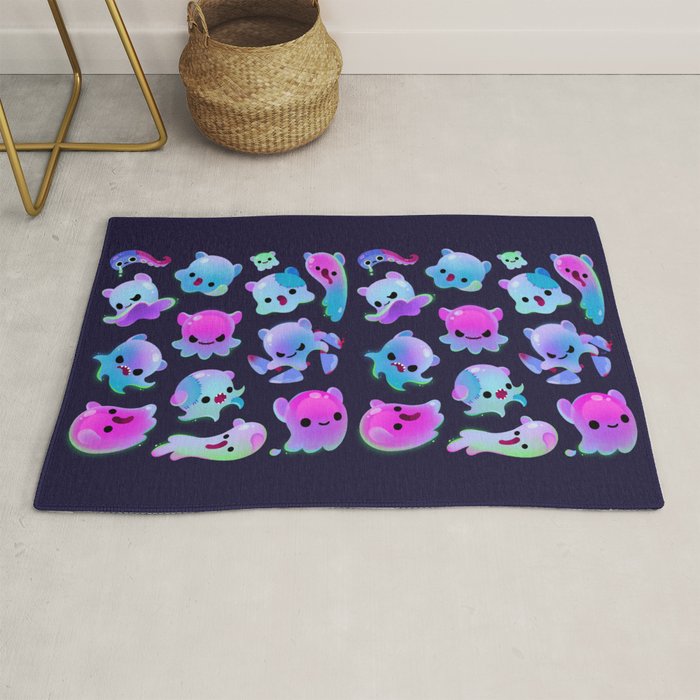 Ghost octopus Rug Gallery Image 1