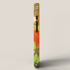 Deep Within - Flowers in the Mist -  Ukiyo Nature Landscape  in Red, Green, Yellow & Orange iPhone Case Gallery Image 2