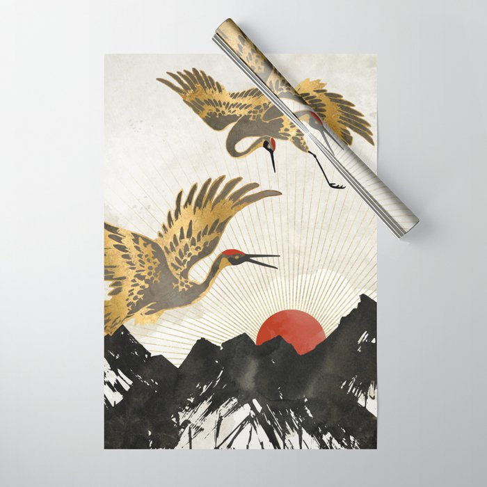 Elegant Flight II Wrapping Paper Gallery Image 1