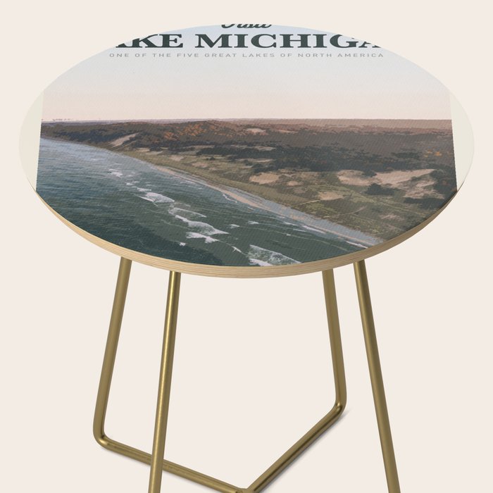 Visit Lake Michigan Side Table Gallery Image 2