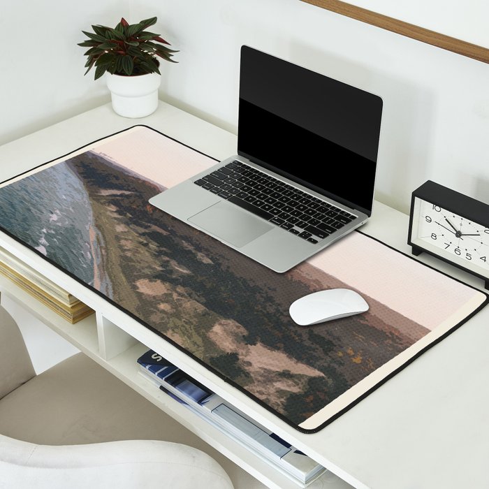 Visit Lake Michigan Desk Mat Gallery Image 2