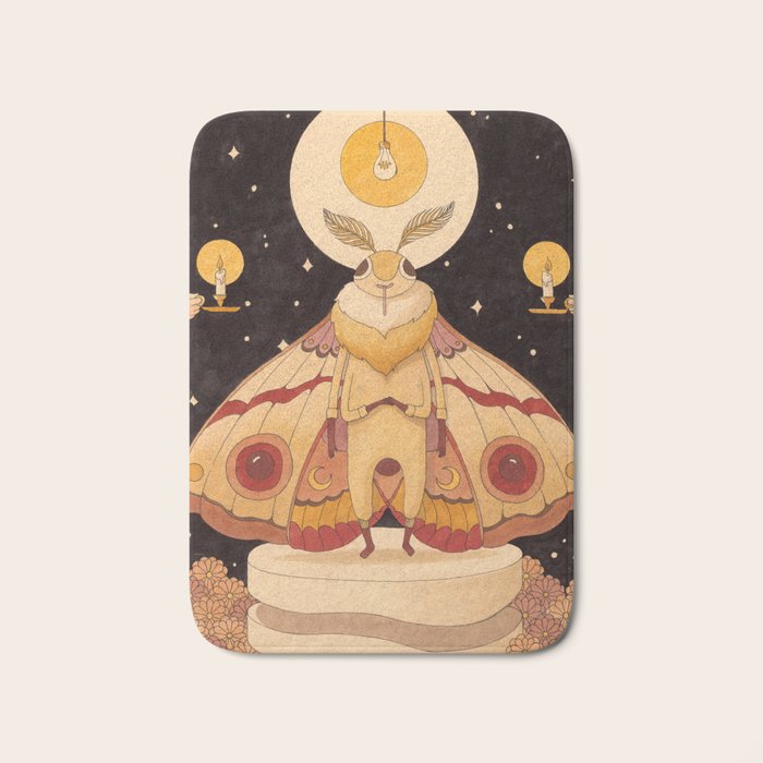Moth Man Bath Mat Gallery Image 1