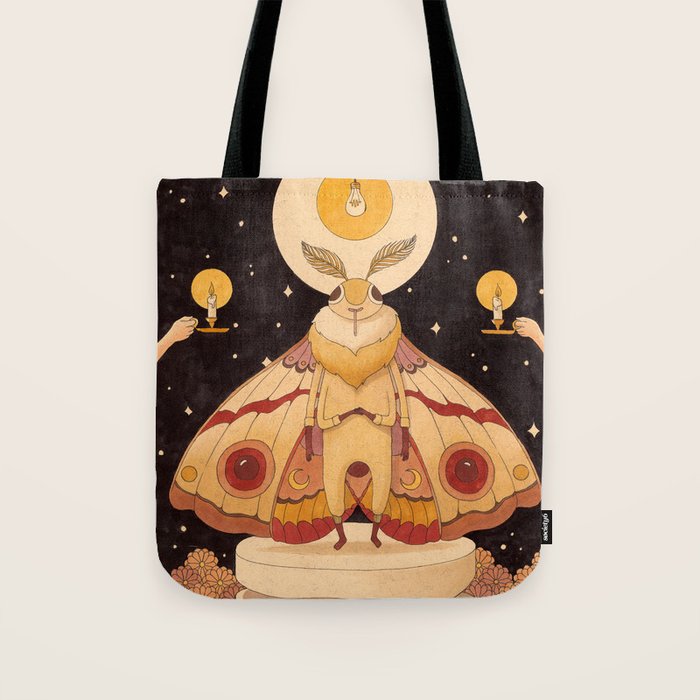 Moth Man Tote Bag Gallery Image 1