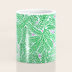 Winter Berries & Pine Branches in Green Coffee Mug Gallery Image 4