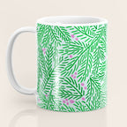 Winter Berries & Pine Branches in Green Coffee Mug Gallery Image 3