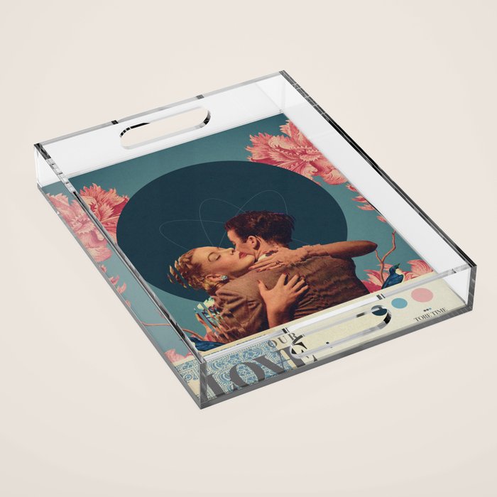 Our Love tore Time to Pieces Acrylic Tray Gallery Image 1