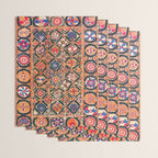 Kermina Suzani Southwest Uzbekistan Embroidery Print Wrapping Paper Gallery Image 3